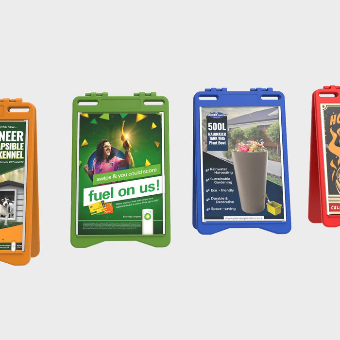 Elevate Your Brand Visibility with Pioneer Plastics' A1 Branding Size A-Frame Advertising Board
