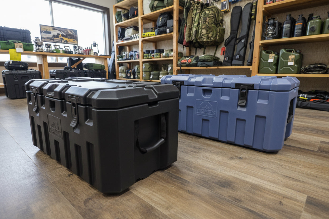 Rugged 125 Tool Box, Heavy‑Duty, Low‑Profile Storage for Bakkies, Overlanding & Trades
