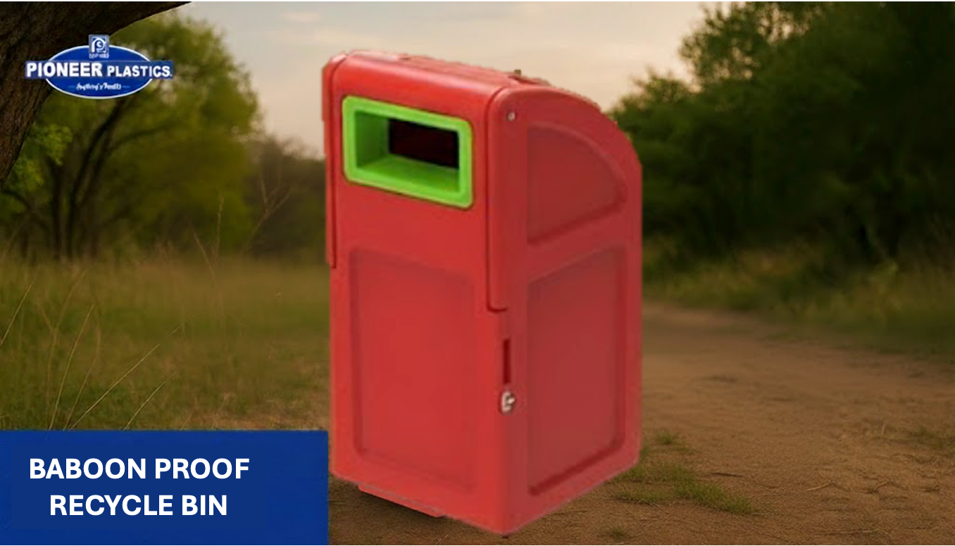 Introducing Our Baboon Proof and Monkey Proof Recycle Bins: Secure Waste Management Solutions for Harsh Environments