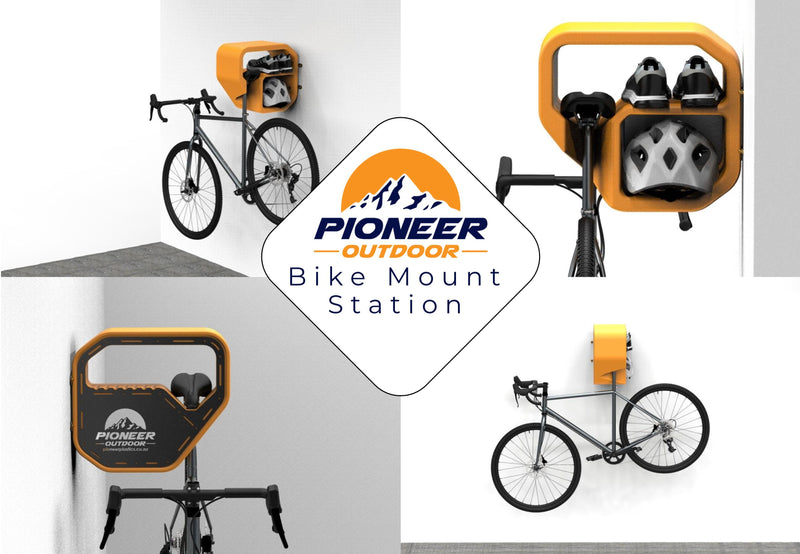 Bike Mount Station with Branding