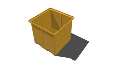 PB013B Pallet BIN ONLY - 1100L X 1100W X 1100H