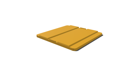 PB013 Pallet BIN + LID - 1100L X 1100W X 1100H