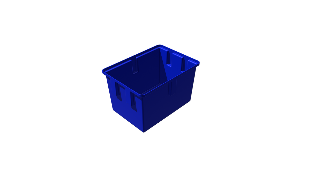 Plastic Nesting Bin With Rectangular Flange (NF) 540L X 380W X 330H