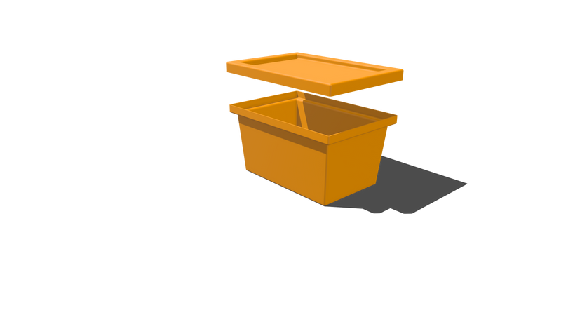 Nest / Stacking Bin (NS) 42L X 30W X 23H