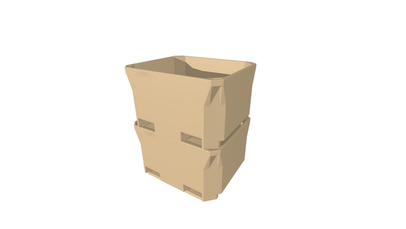 Fish Line Bin 660L Fish Bin - 1230L X 1032W X 750H — Pioneer Plastics