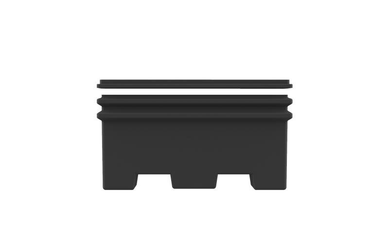 PB010 Pallet BIN + LID - 1350L X 650W X 650H