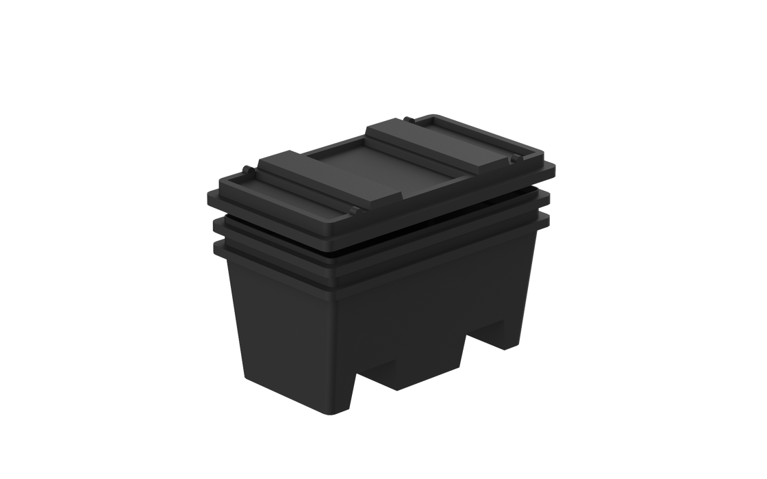 PB007 Pallet BIN + LID - 1112L X 665W X 665H