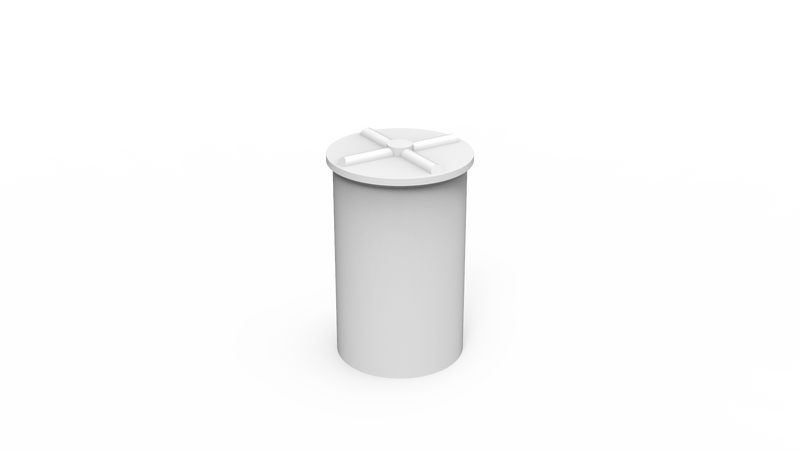 500L Round Drum With Loose Fitting Lid (RD0500)