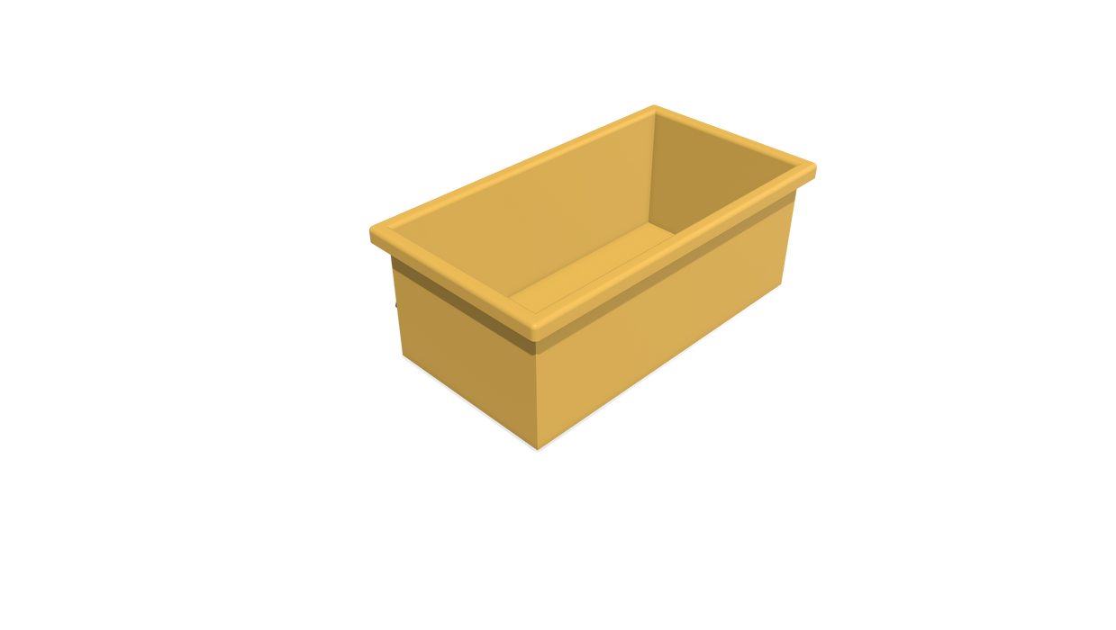 Rectangular Flange Bin (RF) 270L X 165W X 325H