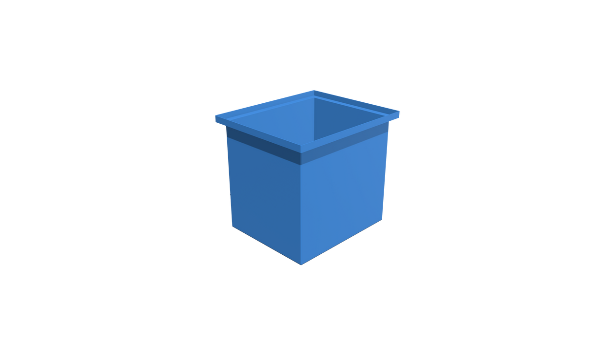 Rectangular Flange Bin (RF) 570L X 480W X 550H