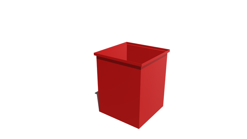 Rectangular Flange Bin (RF) 620L X 620W X 780H