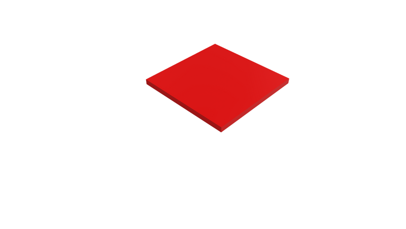 Rectangular Flange Bin (RF) 620L X 620W X 780H LID