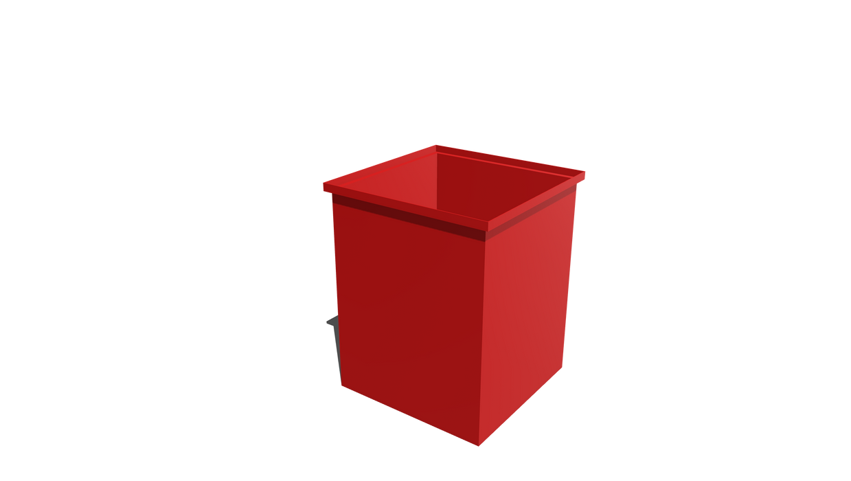 Rectangular Flange Bin (RF) 620L X 620W X 780H