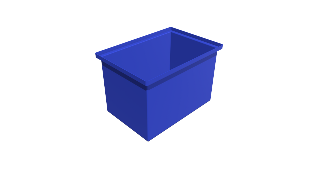 Rectangular Flange Bin (RF) 910L X 610W X 605H