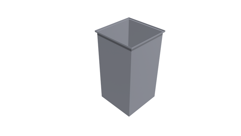 Rectangular Flange Bin (RF) 600L X 650W X 1130H