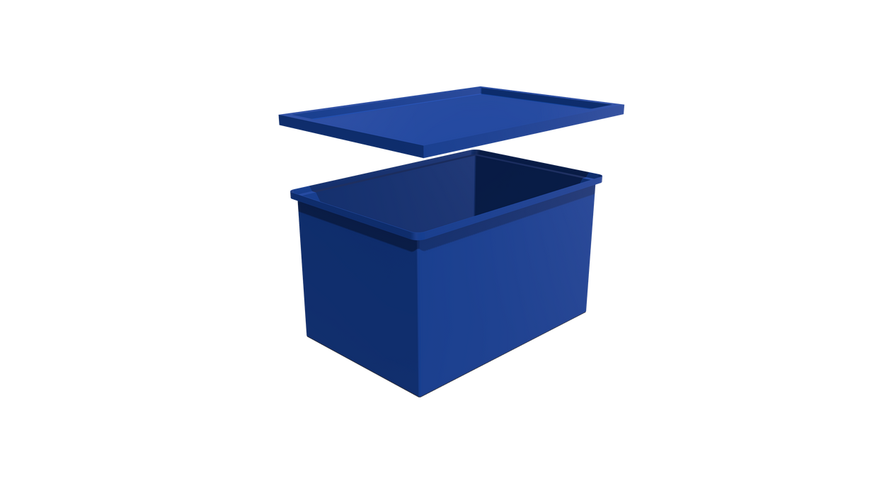 Rectangular Flange Bin (RF) 1200L X 800W X 700H