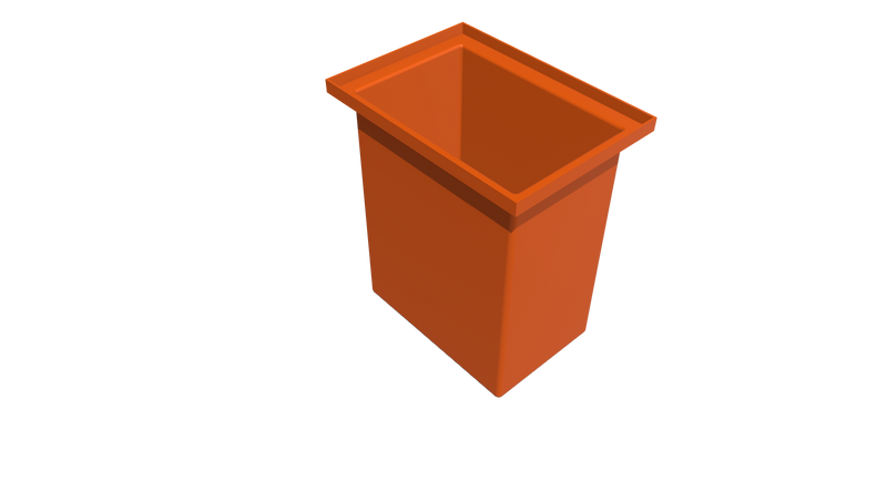 Rectangular Flange Bin (RF) 770L X510W X 970H
