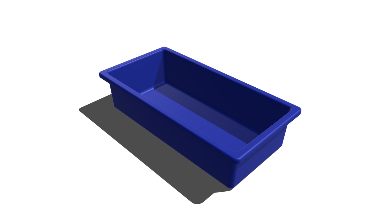 Rectangular Bin Roll-Over Flange (RRO) 795L X 400W X 195H