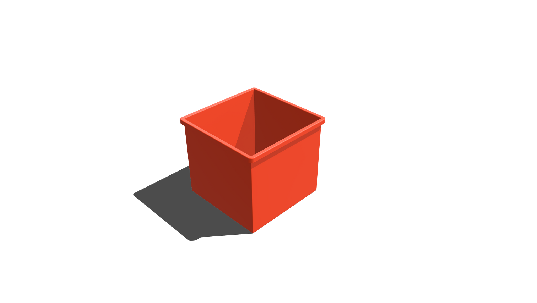Plastic Rectangular Bin with Roll-Over Flange — Pioneer Plastics