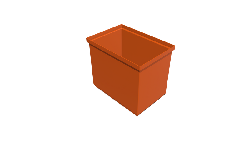 Stacking Base Bin Rectangular Flange (SB) 418L X 288W X 375H