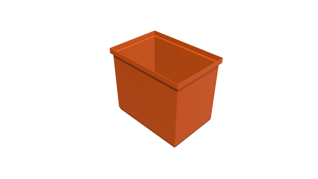 Stacking Base Bin Rectangular Flange (SB) 418L X 288W X 375H