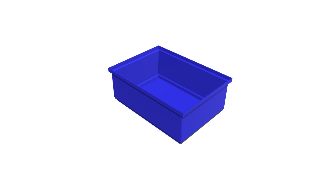 Stacking Base Bin Rectangular Flange (SB) 470L X 345W X 195H