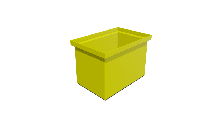 Stacking Base Bin Rectangular Flange (SB) 427L X 285W X 302H