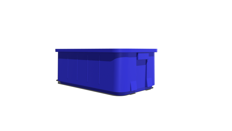 Stacking Base Bin Rectangular Flange (SB) 650L X 370W X 242H