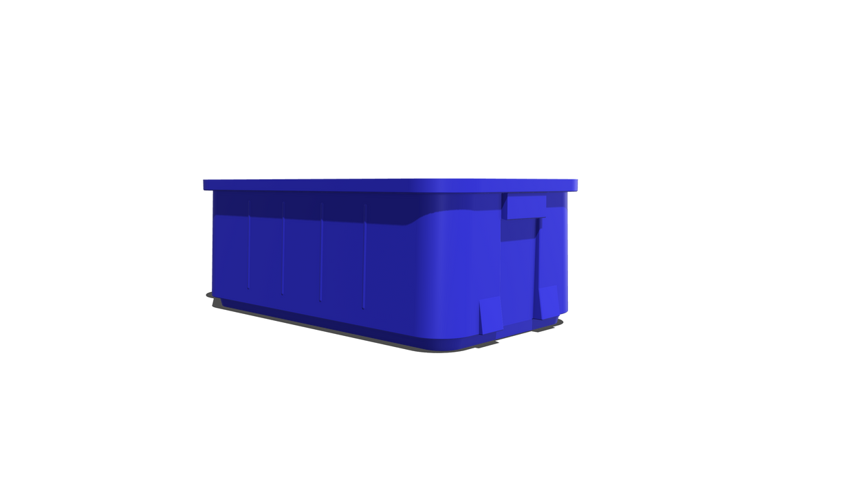 Stacking Base Bin Rectangular Flange (SB) 650L X 370W X 242H