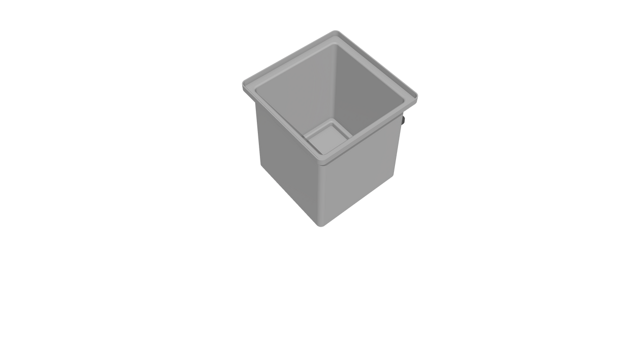 Stacking Base Bin Rectangular Flange (SB) 313L X 313W X 360H