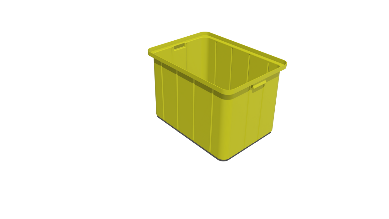 Stacking Base Bin Rectangular Flange (SB) 749L X 544W X 530H