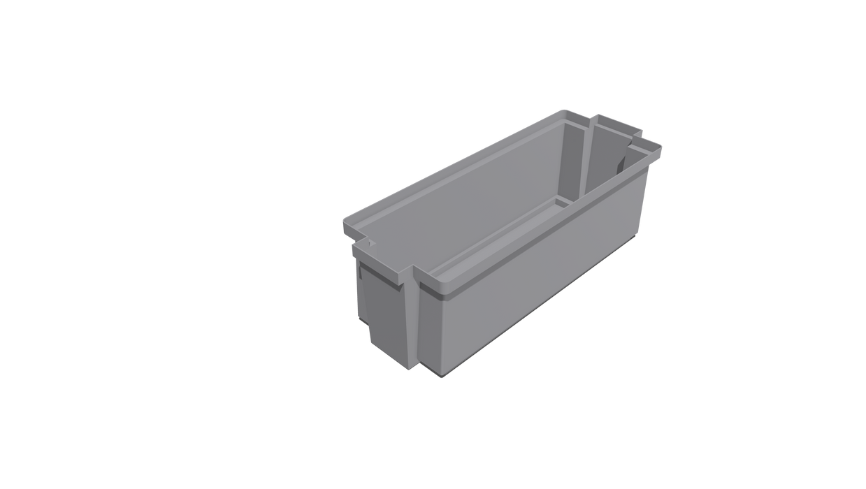 Stacking Base Bin Rectangular Flange (SB) 875L X 315W X 293H