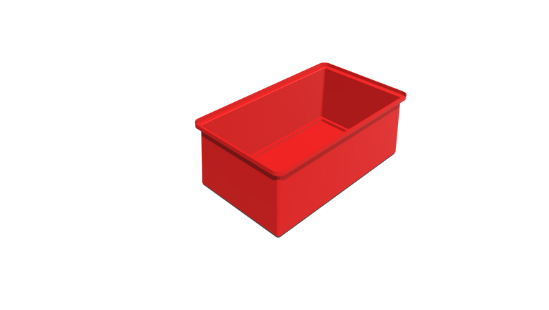 Stacking Base Bin Rectangular Flange (SB) 1030L X 670W X 430H