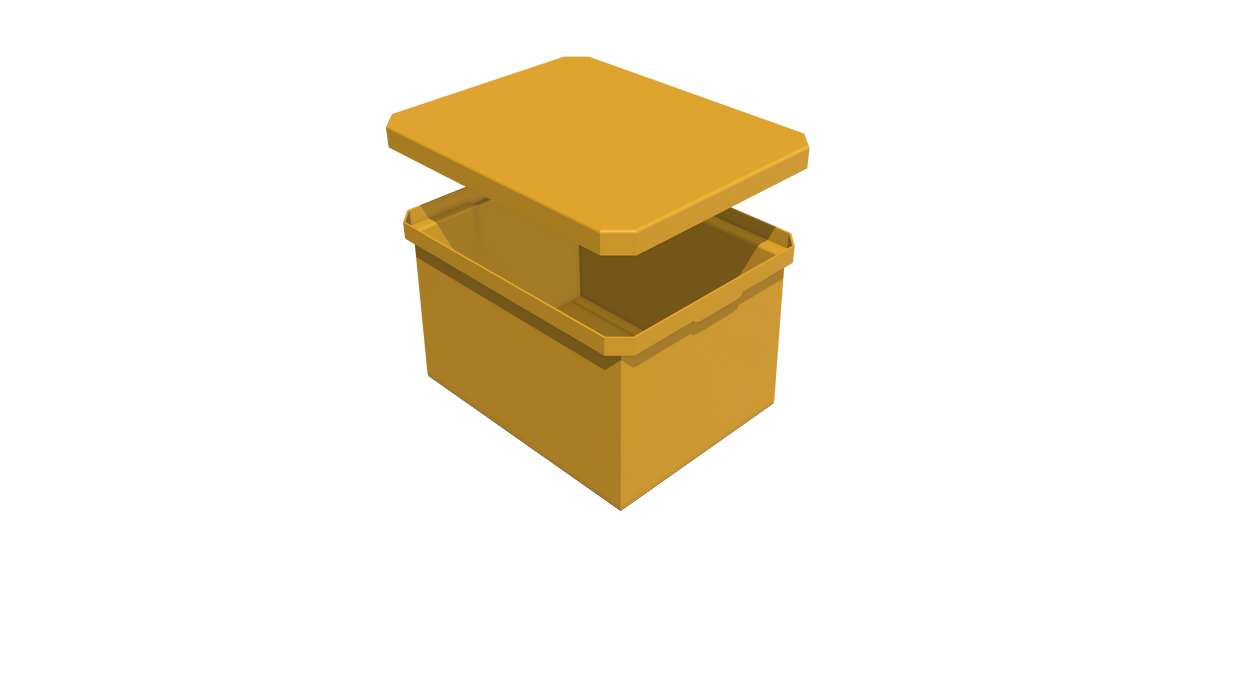 Stacking Base Bin Rectangular Flange (SB) 514L X 413W X 319H