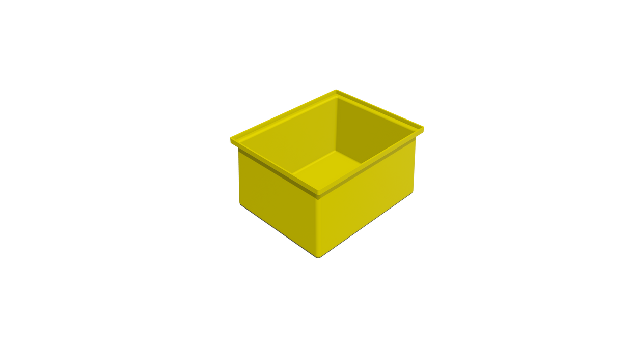 Stacking Base Bin Rectangular Flange (SB) 387L X 307W X 210H