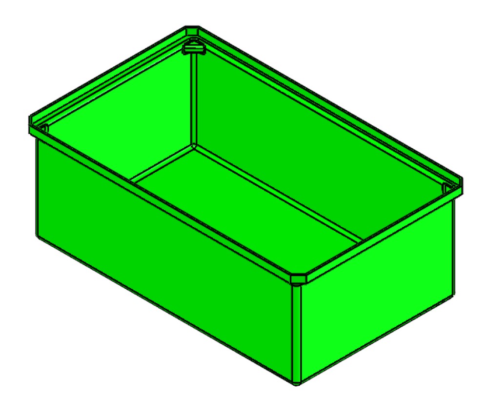 Plastic Stacking Flange Bins