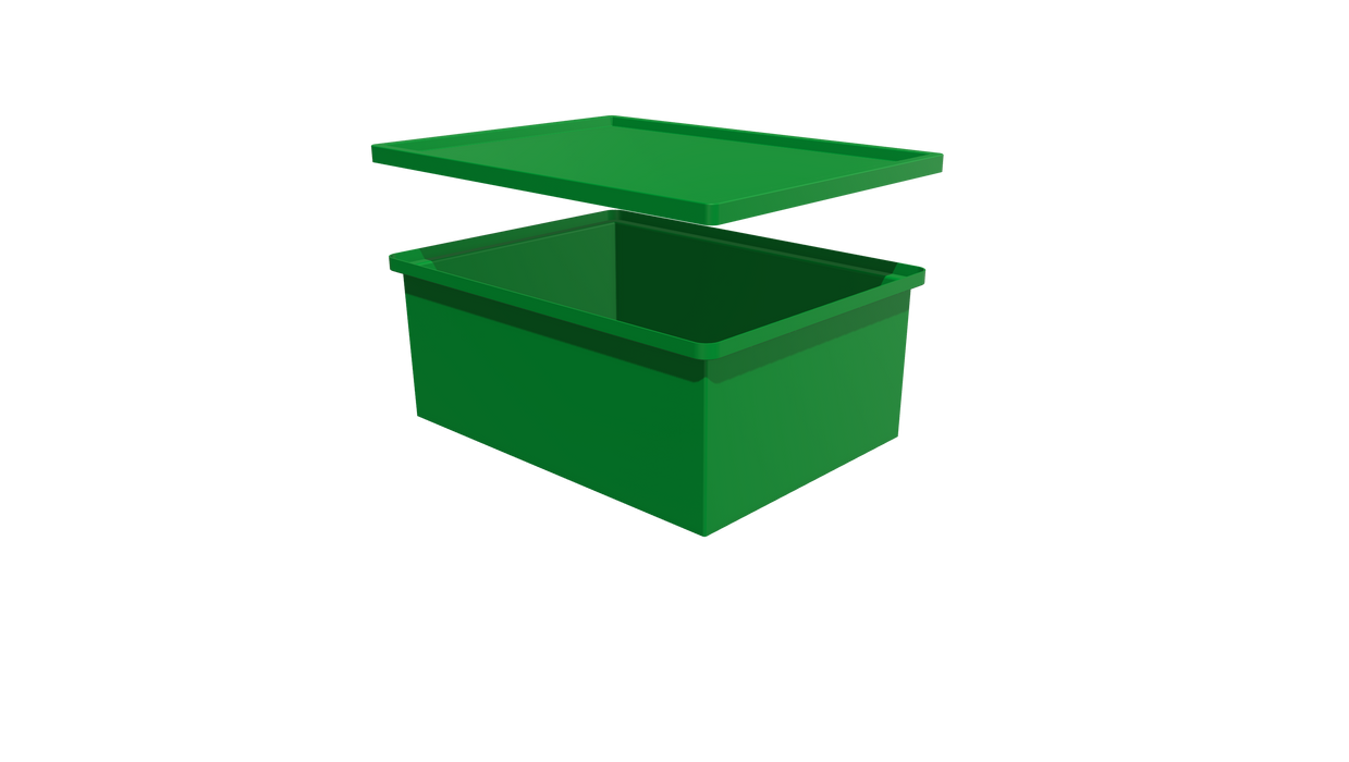 Stacking BIN + LID (SL) - 820L X 613WX 330H