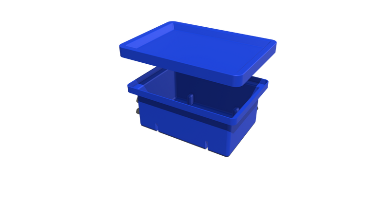 Stacking BIN + LID (SL) - 368L X 270W X 155H