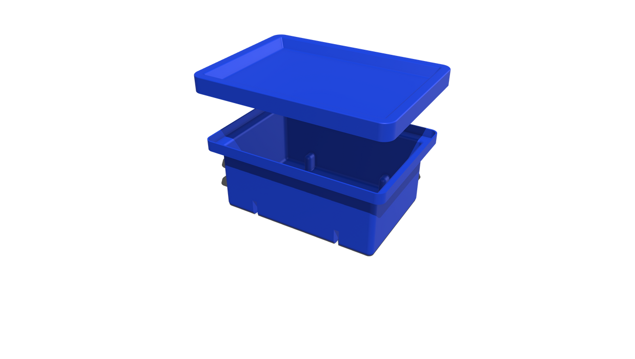 Stacking BIN + LID (SL) - 368L X 270W X 155H