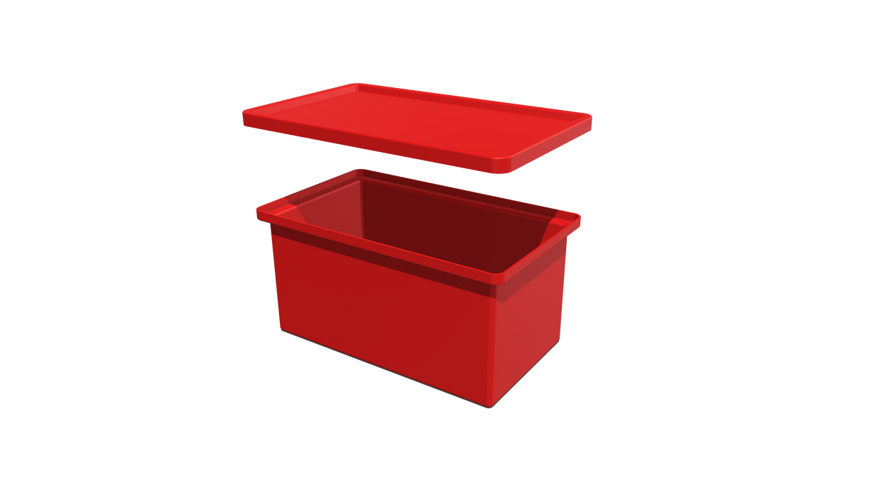 Stacking BIN + LID (SL) - 565L X 345W X 280H