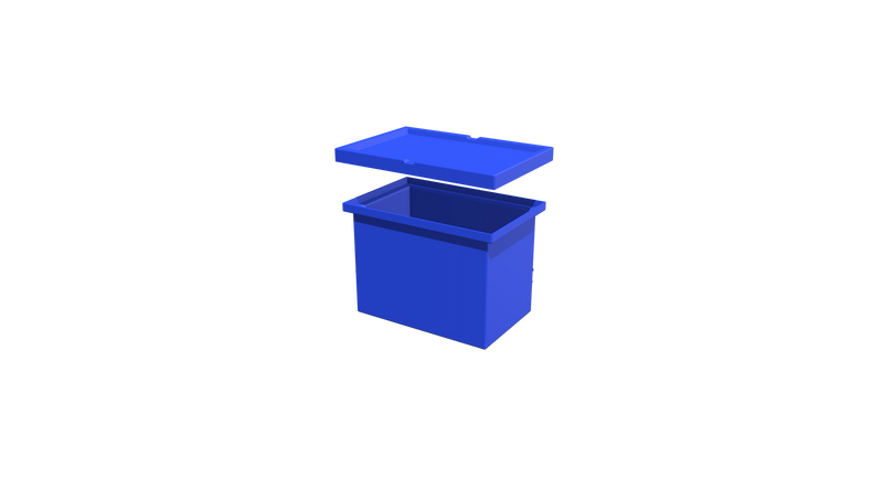Stacking BIN + LID (SL) - 400L X 270W X 280H