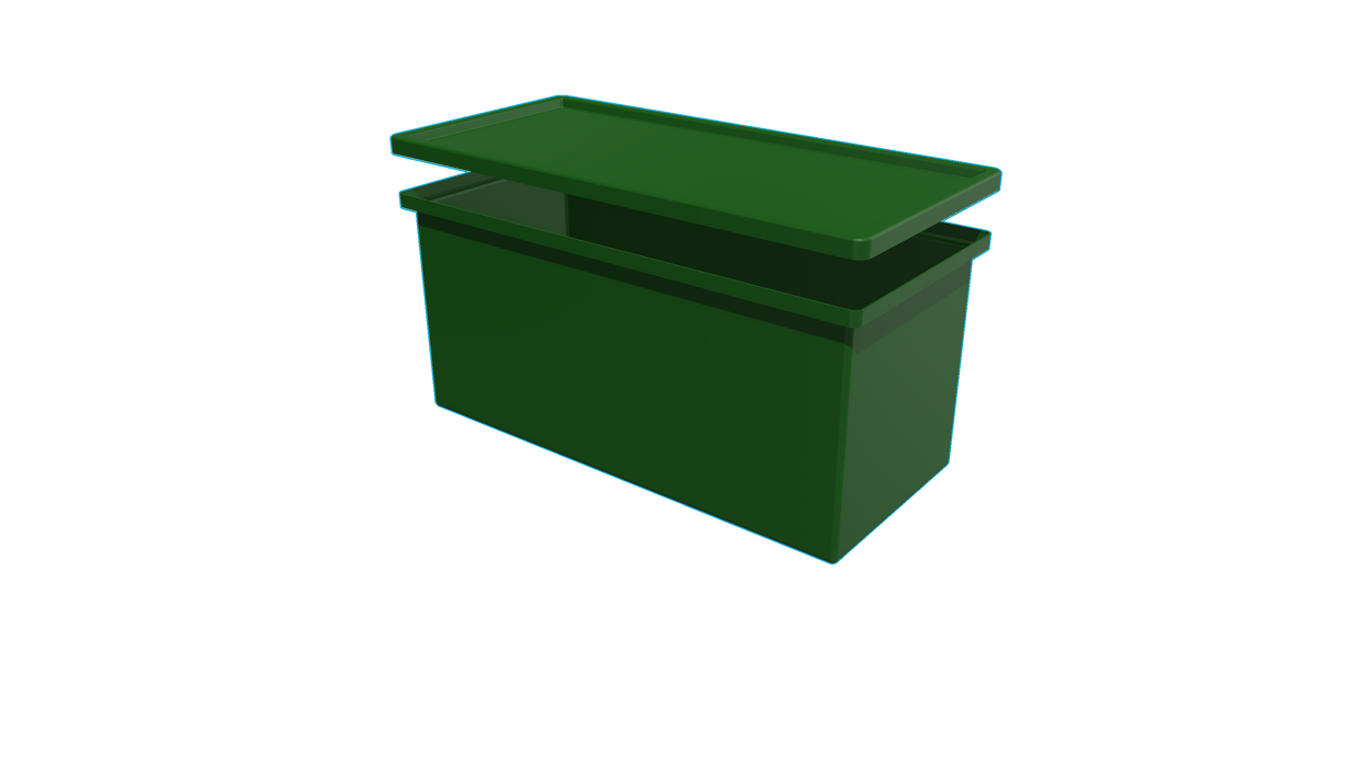 Stacking BIN + LID (SL) - 905L X 400W X 405H