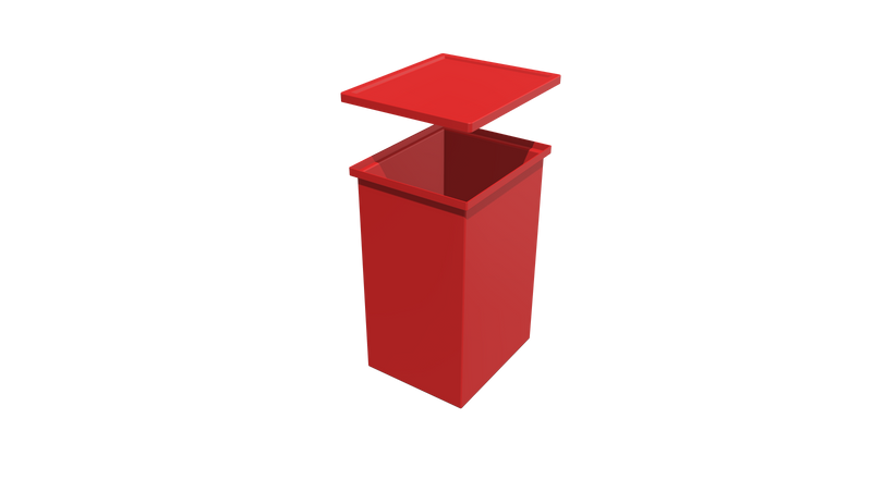 Stacking BIN + LID (SL) - 500L X 425W X 735H