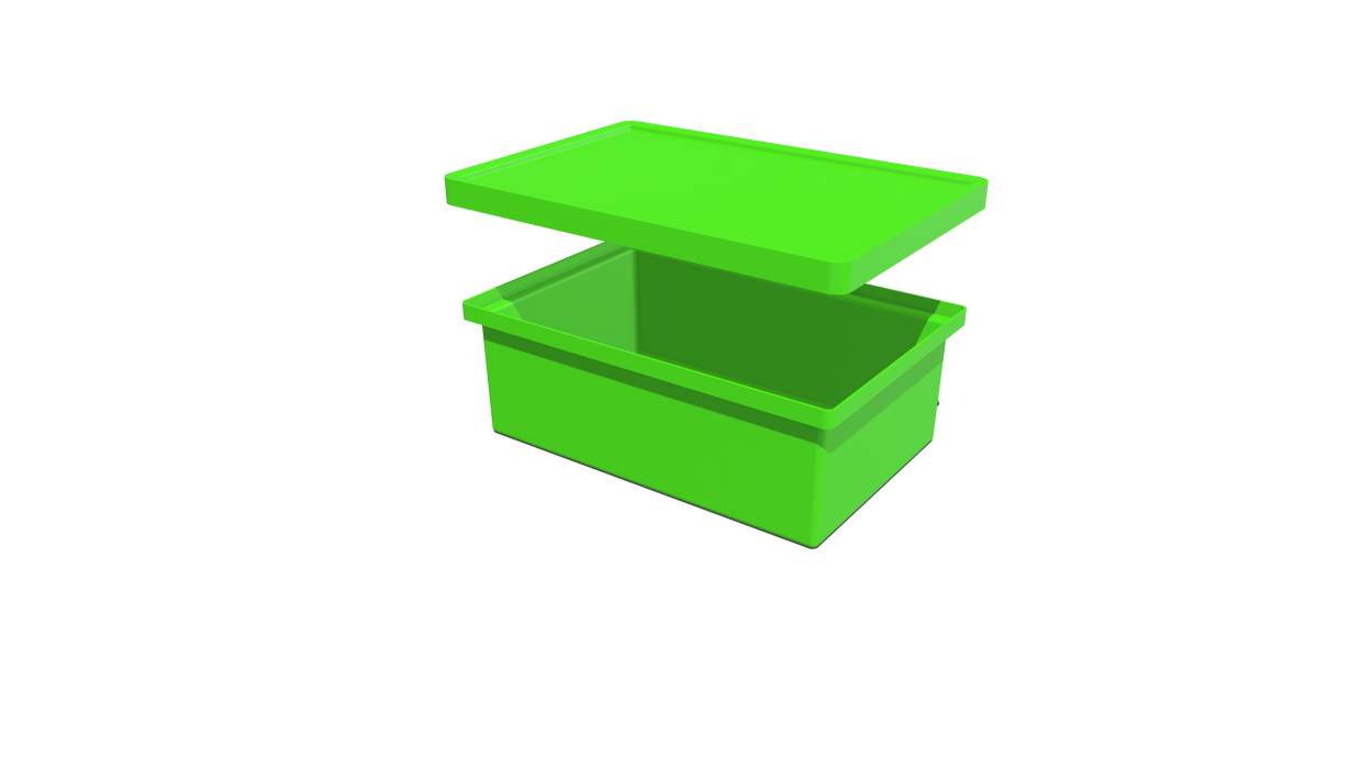 Stacking BIN + LID (SL) - 505L X 345W X 180H