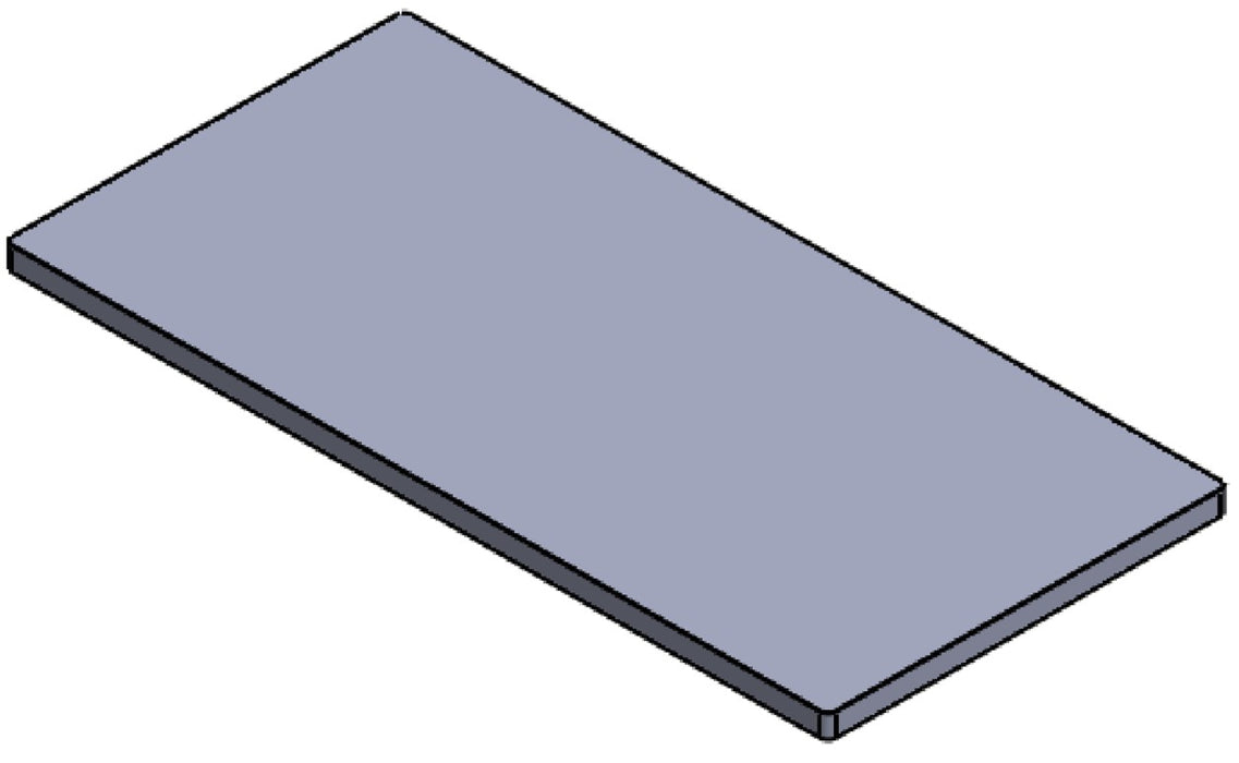 Stacking Taper Bin Rectangular Flange - 1100L X 450W X 275H LID
