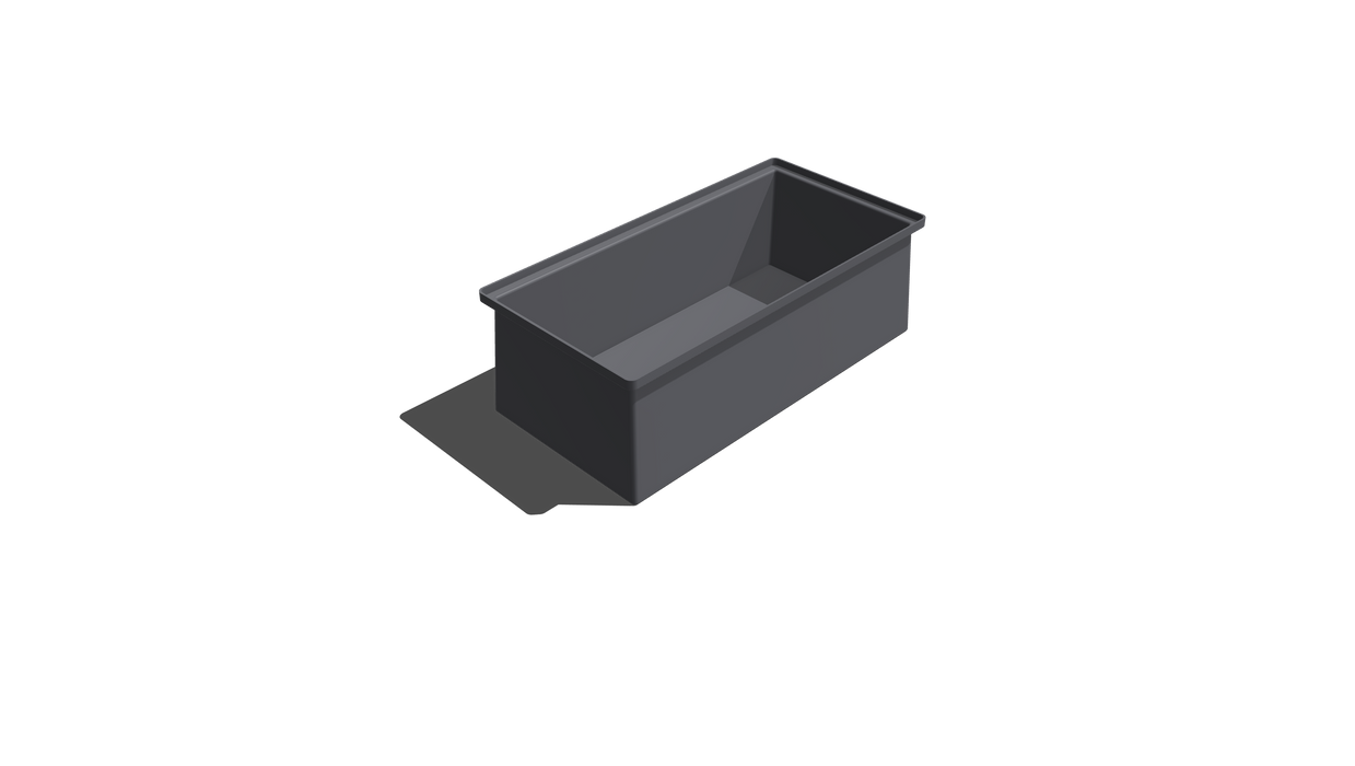 Stacking Taper Bin Rectangular Flange - 810L X 410W X 270H