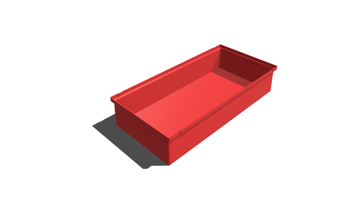 Stacking Taper Bin Rectangular Flange - 1463L X 705W X 295H