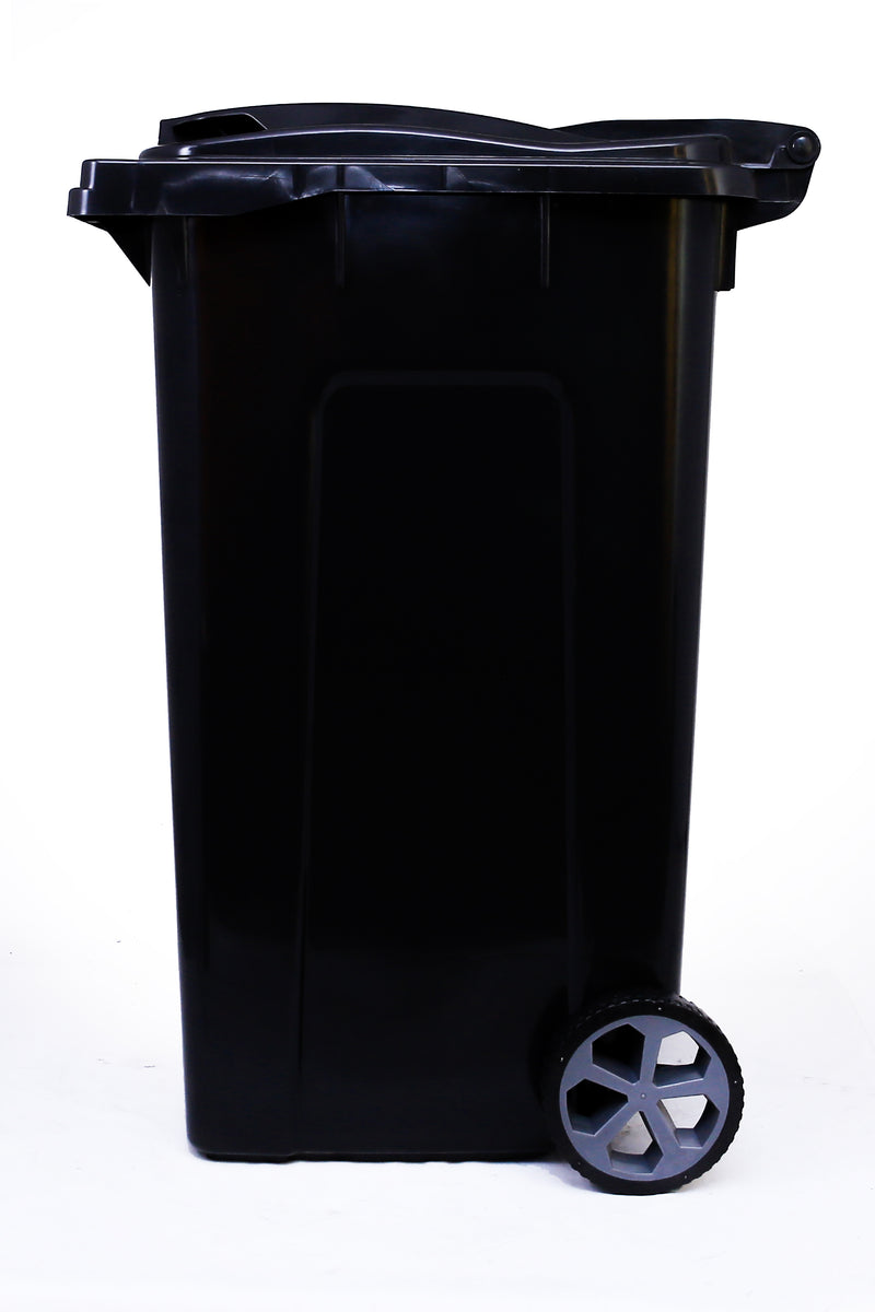 240L Wheelie Bin Black
