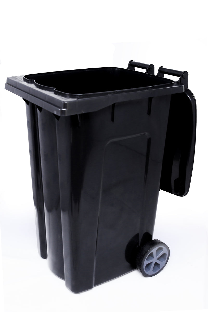 240L Wheelie Bin Black