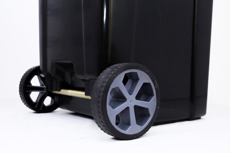 240L Wheelie Bin Black